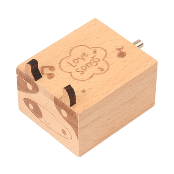 Wooden Creative Hand Shake Music Box Music Children Birthday Gift Student Gift(Maverick )