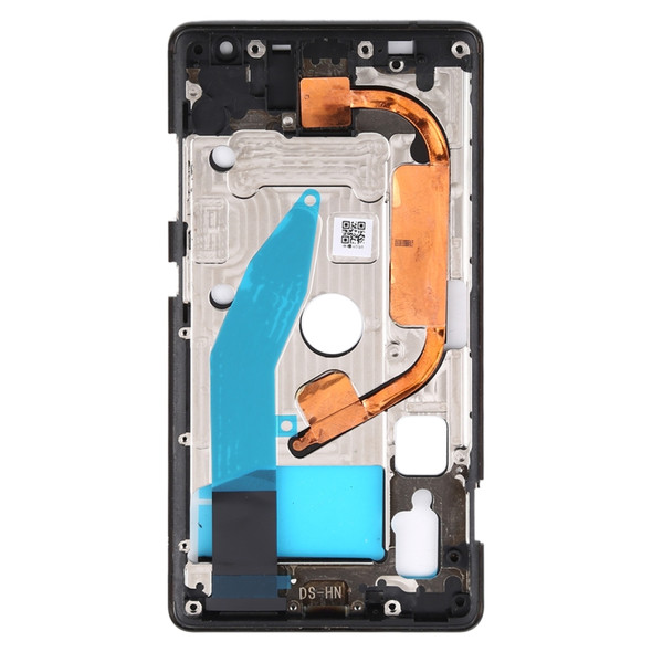 Front Housing LCD Frame Bezel Plate for Nokia 8 Sirocco (Black)