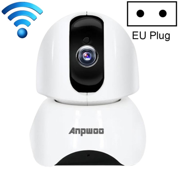Anpwoo-YT003 200W 3.6mm Lens Wide Angle 1080P Smart WIFI Monitor Camera, Support Night Vision & TF Card Expansion Storage, EU Plug
