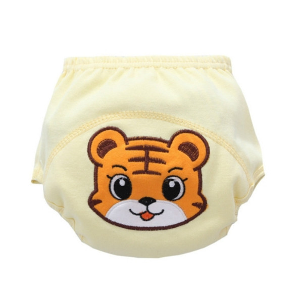 Infant Cartoon Pattern Training Crawling Underpants Cotton Leak-proof Diaper, Appropriate Height:90cm(Tiger)