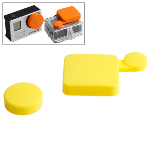 TMC Silicone Cover Set for GoPro HD Hero 4 / 3+(Yellow)