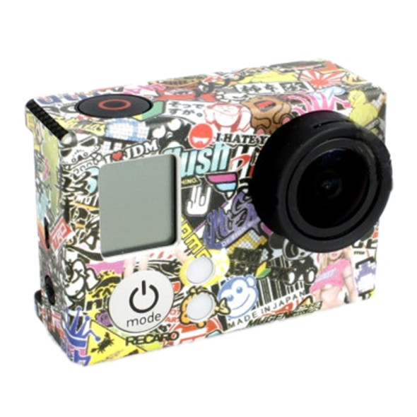 Cartoon Graffiti Pattern Plan B Case Sticker for GoPro HERO3+ /3