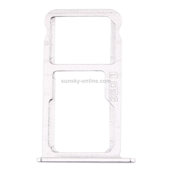 SIM Card Tray + SIM Card Tray / Micro SD Card Tray for Nokia  X7 / 8.1 / 7.1 Plus / TA-1131(Silver)