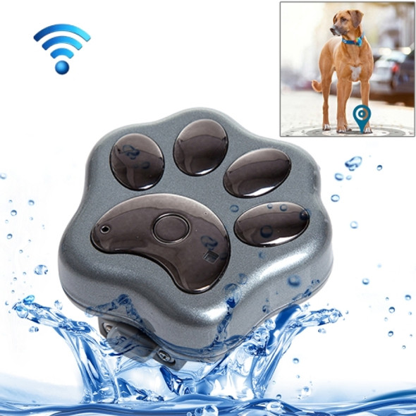 REACHFAR RF-V30 Waterproof IP66 Anti-lost WiFi GSM Smart GPS Tracker for Pet(Grey)