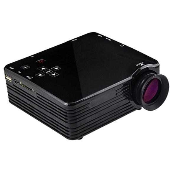 VS320 400ANSI Lumens 240x320 Resolution LED+LCD Technology Smart Projector, Support AV / HDMI / SD Card / USB / VGA (Black)