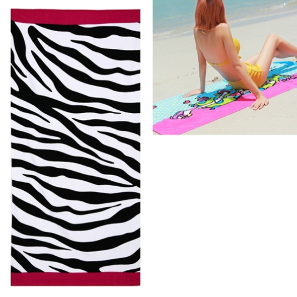 Summer Beach Towel  Absorbent Microfiber Bath Towels Adult Quicky-dry Camping Large Swimming Shower Yoga Sport Towels(Zebra pattern)