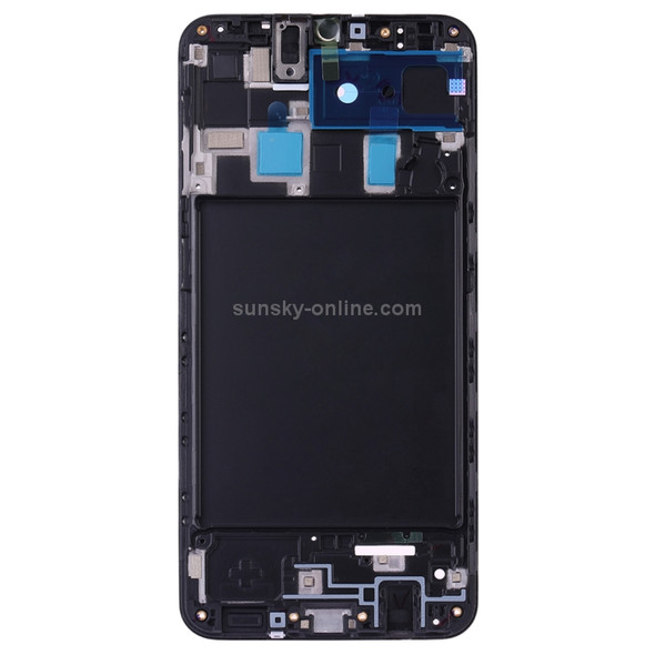 Front Housing LCD Frame Bezel Plate for Galaxy A20 SM-A205F/DS, A205FN, A205GN/DS, A205YN, A205G/DS(Black)