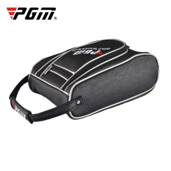 PGM Golf PU Waterproof Sports Shoes Bag (Black)