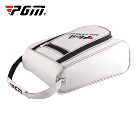 PGM Golf PU Waterproof Sports Shoes Bag (White)