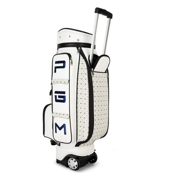 PGM Golf Standard PU Ball Bag Clothing Bag with Hidden Retractable Rod & Pulley for Women