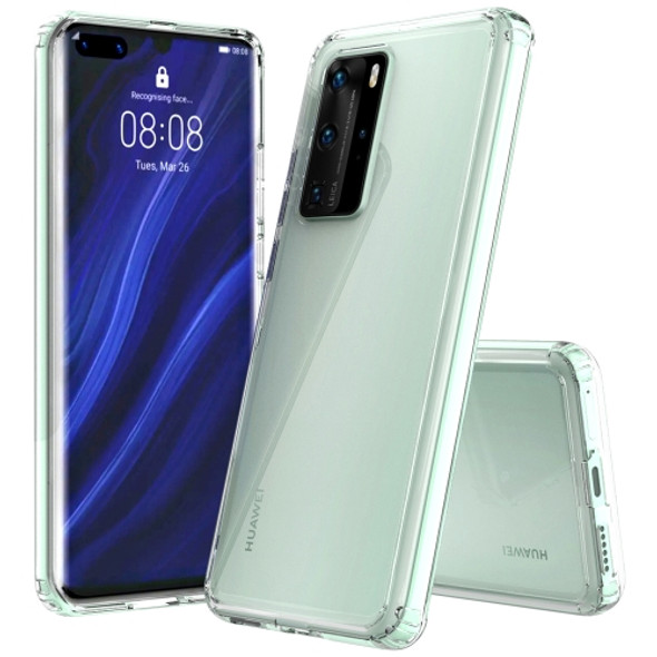 For Huawei P40 Pro Scratchproof TPU + Acrylic Protective Case(Transparent)