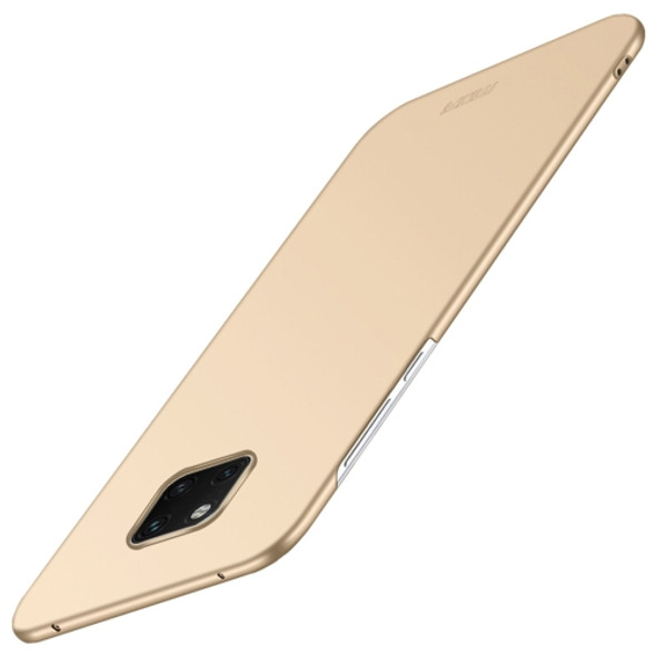 MOFI Frosted PC Ultra-thin Full Coverage Case for Huawei Mate 20 Pro (Gold)