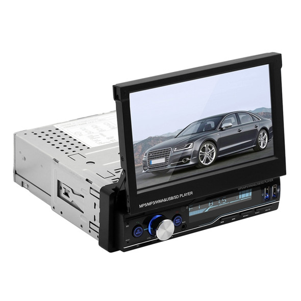 T100G 7 inch HD Universal Car Radio Receiver MP5 Player, Support FM & AM & RDS & Bluetooth & GPS & Phone Link with Remote Control