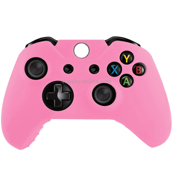 Flexible Silicone Protective Case for Xbox One Game Controller(Pink)