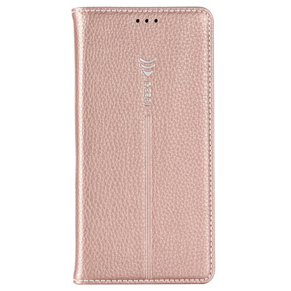 For Galaxy Note 9 GEBEI PU+TPU Horizontal Flip Protective Case with Holder & Card Slots(Rose Gold)