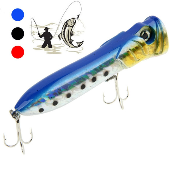 Shrimp Mouth Type Water Surface Popper Lure Hit Water Waves Climb Fishing Bait, Random Color Delivery