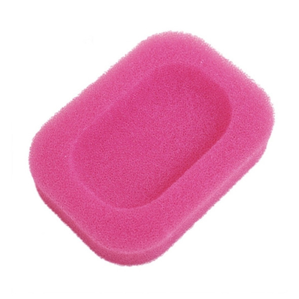 Water Absorption Sponge Soap Dish Leachate Soap Tray Draining Holder(Pink)