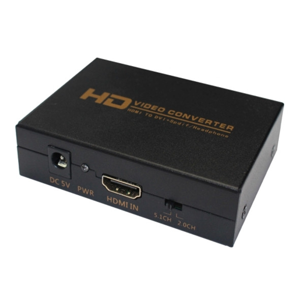 HDMI to DVI + Spdif / Headphone HD Video Converter