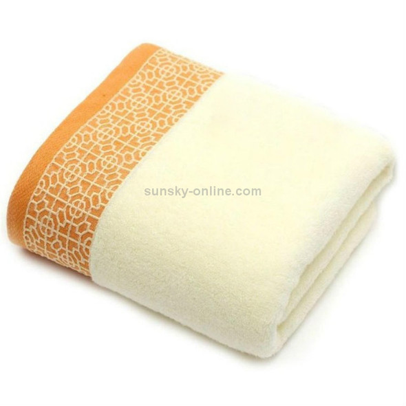 Twist-Free Plain Window Shade Bath Towel(Yellow)
