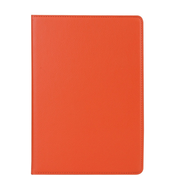 Litchi Texture Horizontal Flip 360 Degrees Rotation Leather Case for iPad Pro 11 inch (2018)?with Holder (Orange)