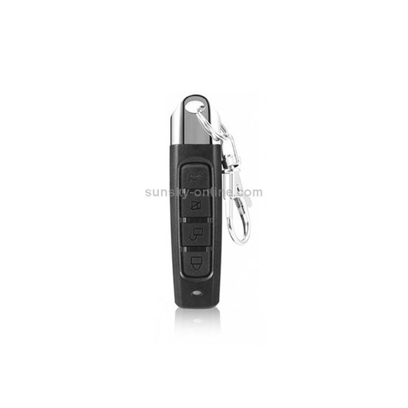 433MHz Copy Type Universal Wireless Garage Door Key 4 Buttons Copy Remote Control Transmitter(Black)