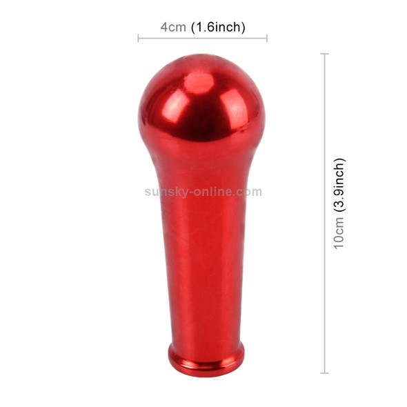 Universal Car Modified Shifter Lever Cover Manual Automatic Gear Shift Knob, Size: 10*4cm (Red)