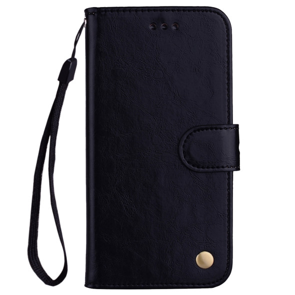 Business Style Oil Wax Texture Horizontal Flip Leather Case for Huawei Mate 20 Pro, with Holder & Card Slots & Wallet (Black)