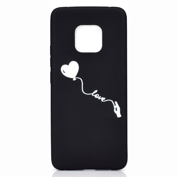 For Huawei Mate 20 Pro Shockproof Stick Figure Pattern Soft TPU Protective Case(Love Balloon)