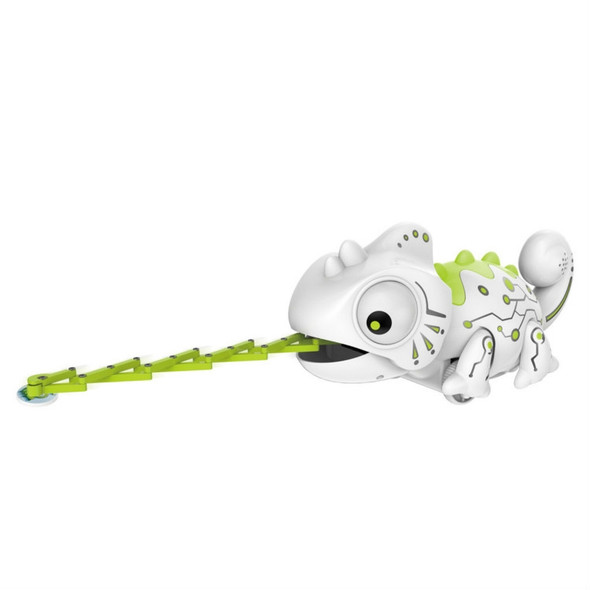 2.4G Remote Control Chameleon Toy Children Electronic Pet Intelligent Robot(White)