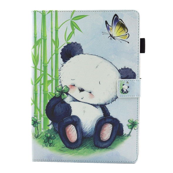 For iPad Pro 10.5 inch Panda pattern Horizontal Flip Leather Protective Case with Holder & Card Slots & Sleep