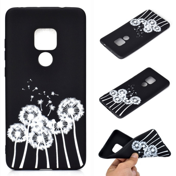 For Huawei Mate 20 Shockproof Stick Figure Pattern Soft TPU Protective Case(Dandelion)