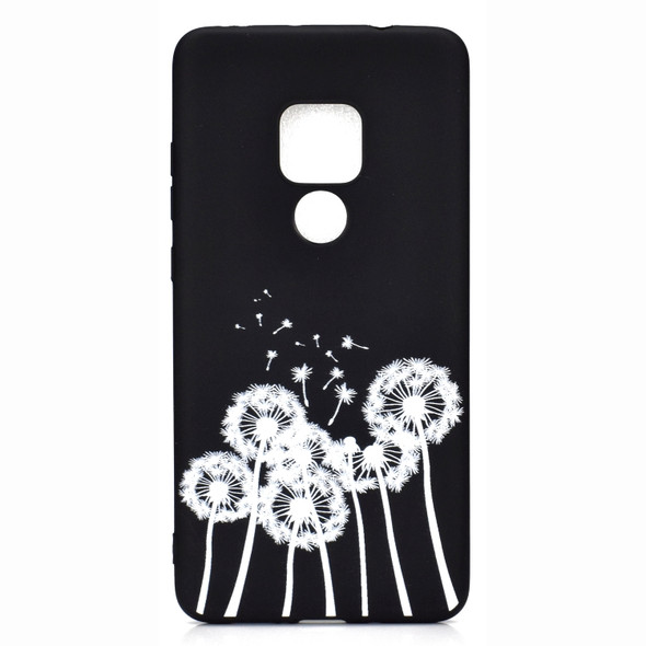 For Huawei Mate 20 Shockproof Stick Figure Pattern Soft TPU Protective Case(Dandelion)