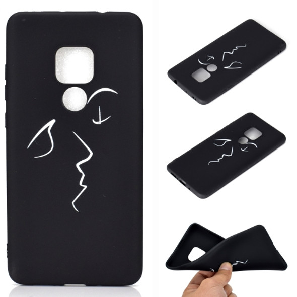 For Huawei Mate 20 Shockproof Stick Figure Pattern Soft TPU Protective Case(Kiss)