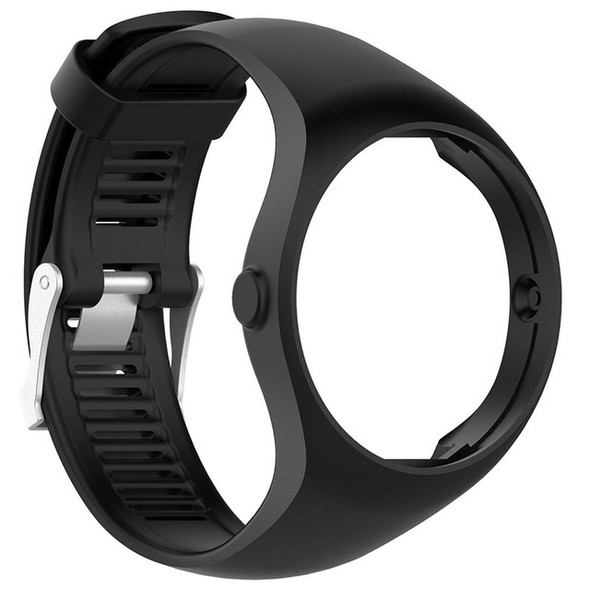 Silicone Sport Wrist Strap for POLAR M200 (Black)