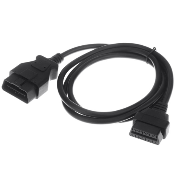 ELM327 OBDII 16 Pin to 16 Pin Bluetooth Car Diagnostic Cable, Length: 1.5m(Black)