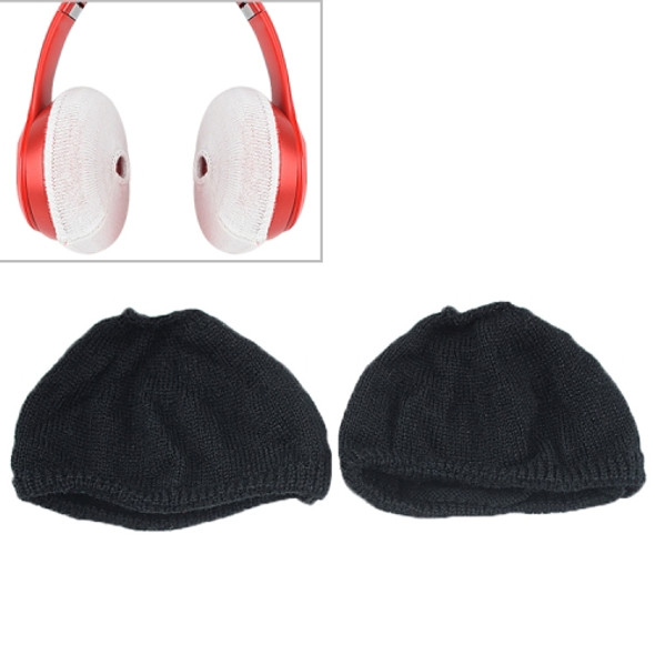 2 PCS Knitted Headphone Dustproof Protective Case for Beats Studio2(Black)