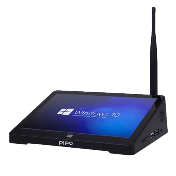 PiPo X9S TV Box Style Windows 10 Mini PC + 8.9 inch Tablet, Intel Cherry Trail X5-Z8350 Quad Core up to 1.84GHz, RAM: 2GB, ROM: 32GB, Support WiFi / LAN / HDMI
