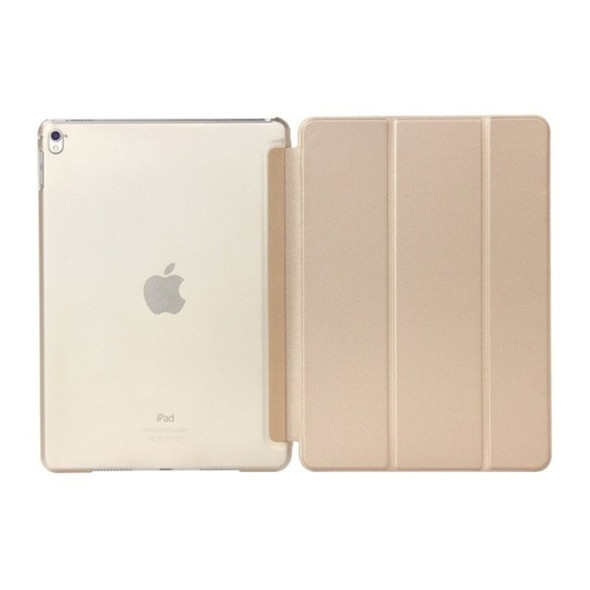 Pure Color Merge Horizontal Flip Leather Case for iPad Pro 10.5 Inch / iPad Air (2019), with Holder (Gold)