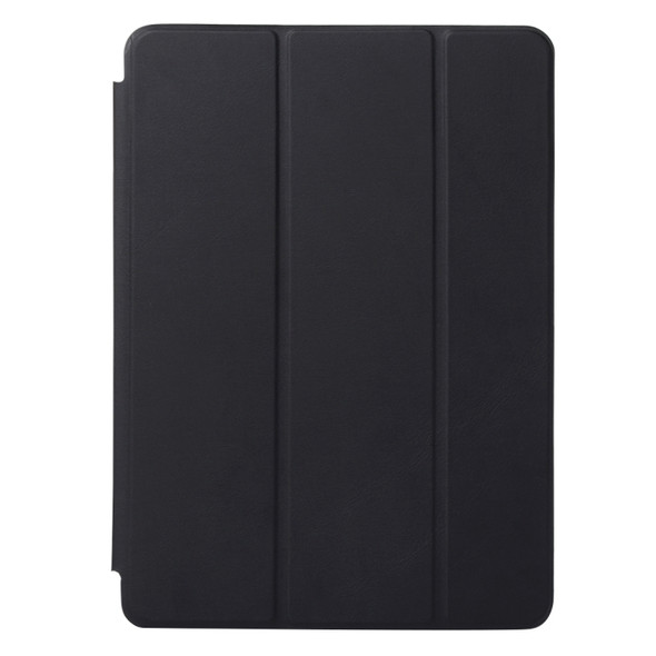 Horizontal Flip Solid Color Leather Case for iPad Pro 12.9 inch (2018), with Three-folding Holder & Wake-up / Sleep Function(Black)