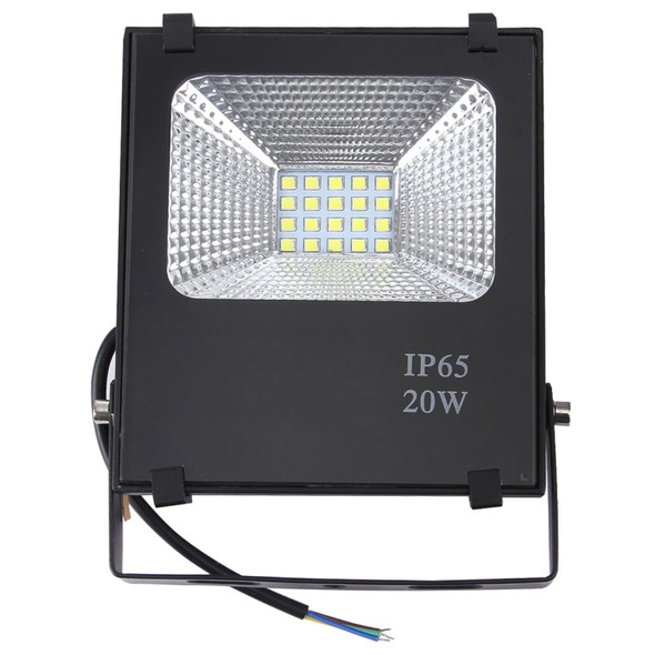 20W IP65 Waterproof LED Floodlight, 2700-6500K SMD-5054 Lamp, AC 85-265V(White Light)