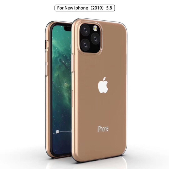 0.75mm Ultra-thin Shockproof TPU Protective Case for iPhone 11 Pro Max(Transparent)