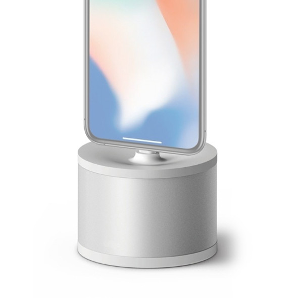 Charging Bracket Universal Metal Mobile Phone Holder Aluminum Alloy Mobile Phone Desktop Charging Base for iPhone(Grey)