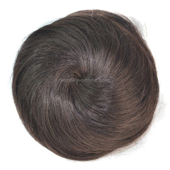 Wig Bun Flower Shape Hair Package Hair disk (Black Brown)