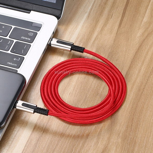 JOYROOM S-M409 Knight Series PD Fast Charging Cable 8 Pin to USB-C / Type-C Data Cable, Length: 1.2m (Red)
