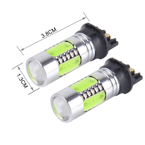 2 PCS PW24W 7.5W Car Fog Light with 5 COB LEDs, DC 12V(Ice Blue Light)