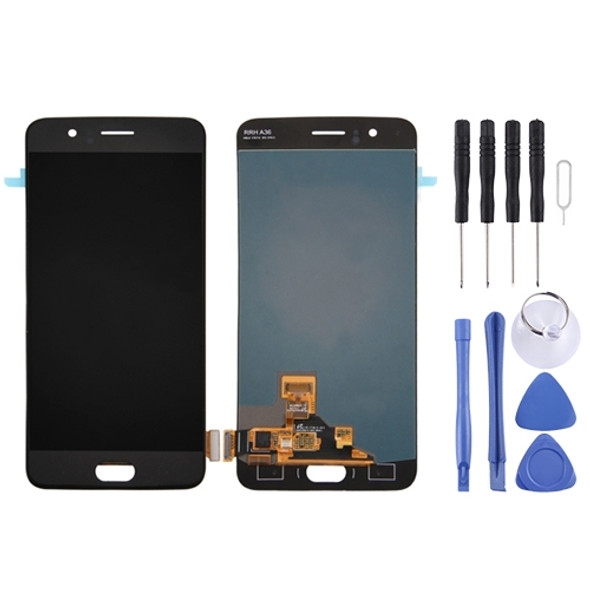For OnePlus 5 LCD Screen and Digitizer Full Assembly(Black)