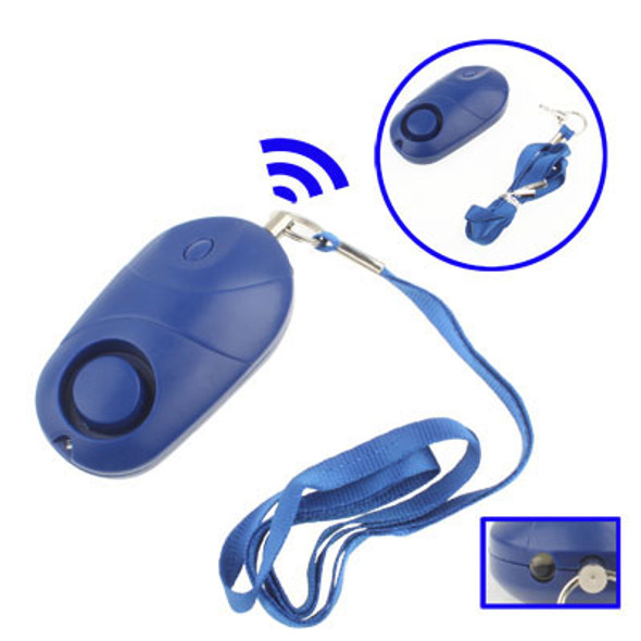 Personal Alarm Safety with Flashlight / Neck Strap(Blue)