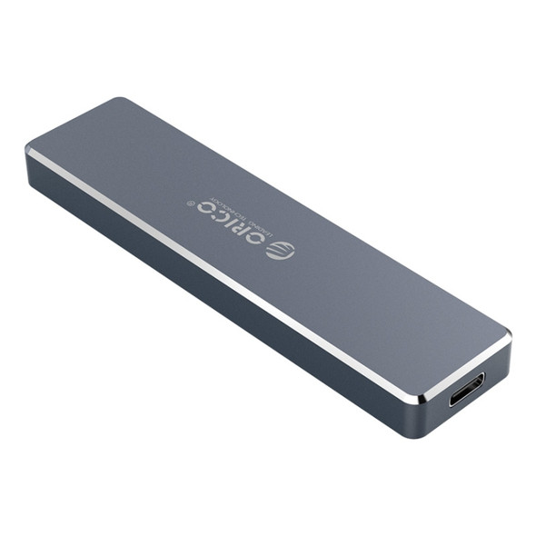 ORICO PCM2-C3 M.2 M-Key to USB 3.1 Gen2 USB-C / Type-C Push-top Solid State Drive Enclosure, The Maximum Support Capacity: 2TB(Grey)