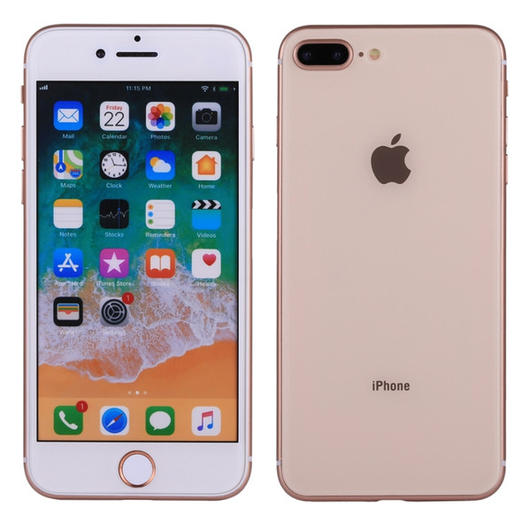 For iPhone 8 Plus Color Screen Non-Working Fake Dummy Display Model(Gold)