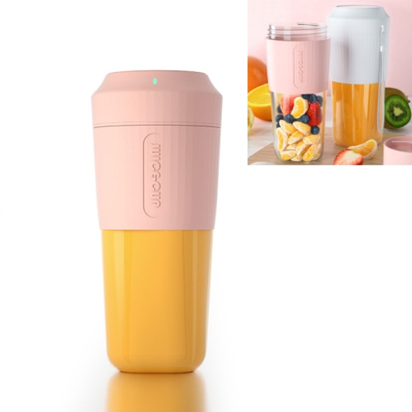 Portable Mini Fruit Juicer Household Electric Juice Cup(Pink)